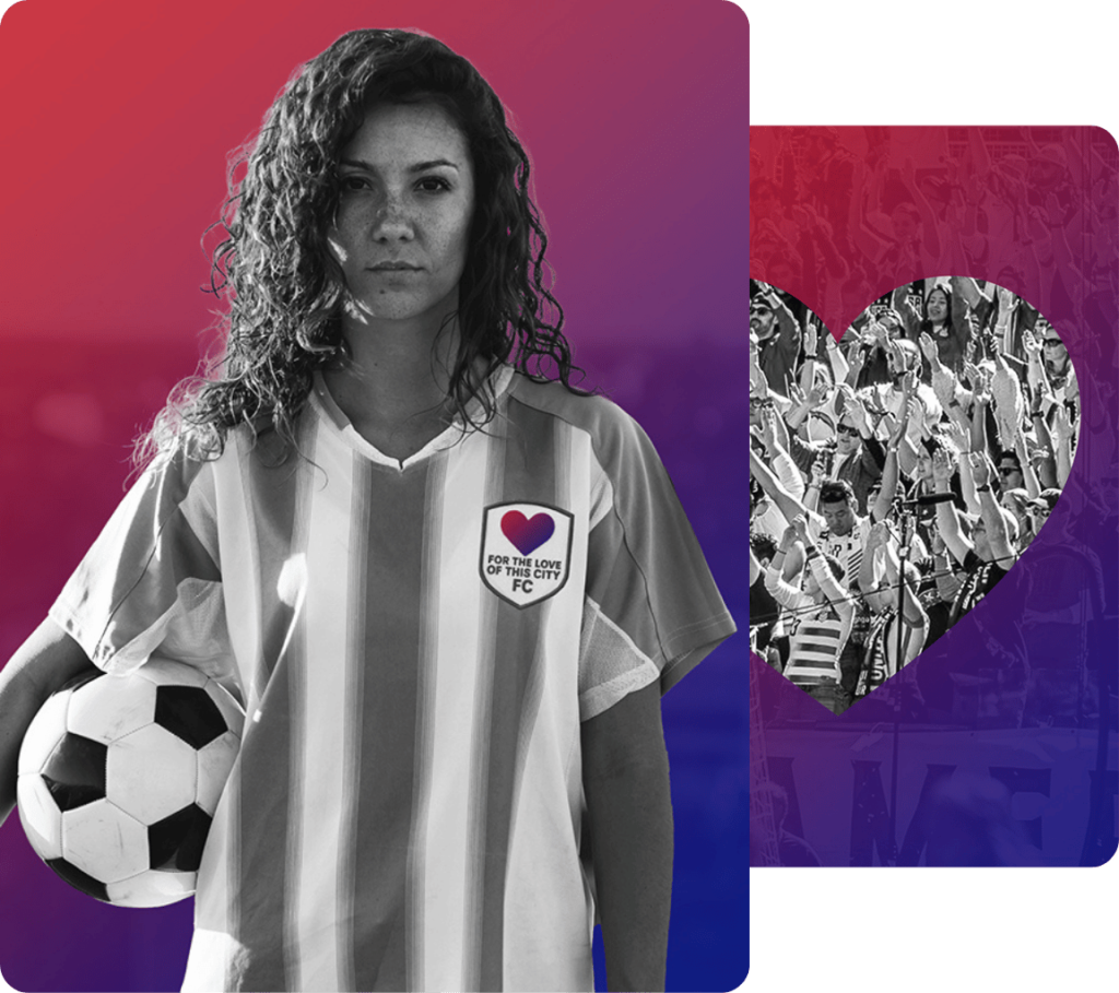 Fan who loves her city